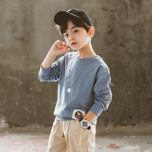 Sudadera Infantil Estilo Occidental Coreano para Primavera y Otoño - Image 10