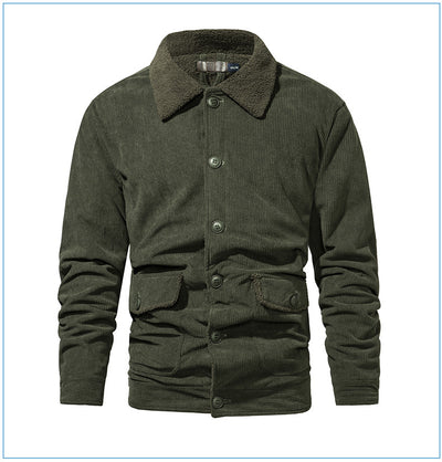 Chaqueta de Cachemira Gruesa para Hombre - Corte Holgado y Casual - Image 27
