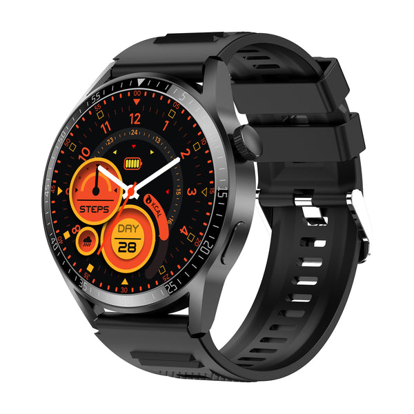 Reloj Inteligente Redondo con Llamadas Bluetooth y Monitor de Salud