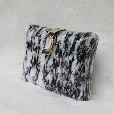 Bolso Cuadrado Retro Negro - Image 8