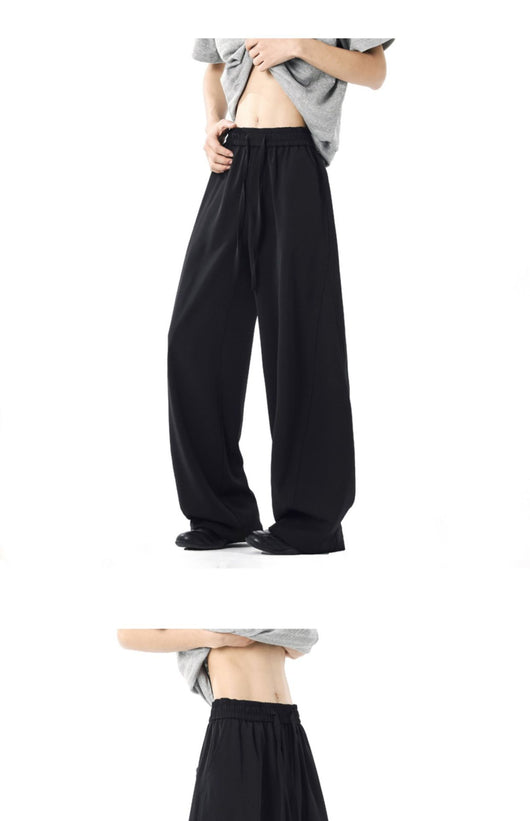 Pantalones Casuales de Corte Elegante con Detalles de Costura para Hombre - Primavera y Verano - Image 26