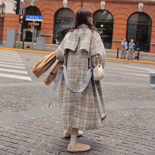 Abrigo de Lana Gruesa Elegante para Otoño e Invierno - Image 4