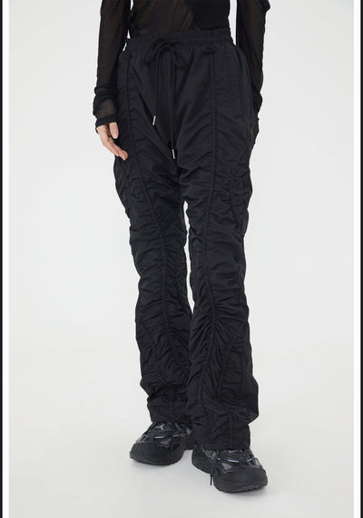 Pantalones Deportivos Sueltos con Pliegues - Estilo Street Casual - Image 16