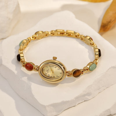 Pulsera de Jade Natural Multicolor Fu Lu Shou - Abundancia y Protección - Image 29