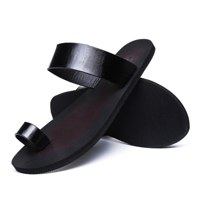 Pantuflas para Hombre con Dedo Separado en Cuero Genuino Antideslizante - Image 15