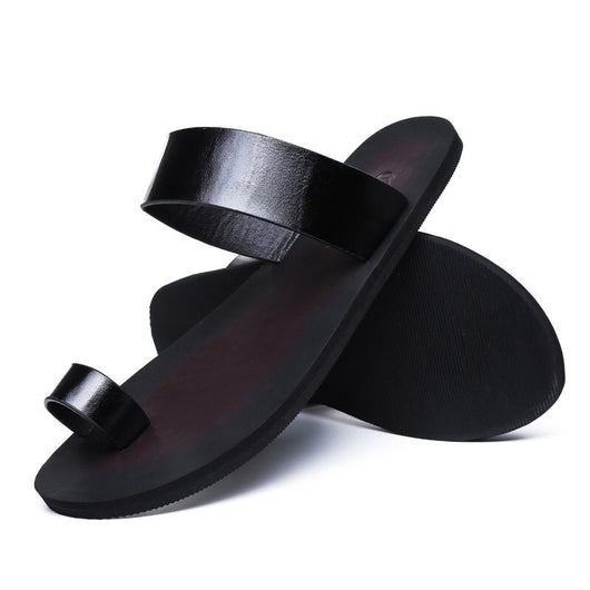 Pantuflas para Hombre con Dedo Separado en Cuero Genuino Antideslizante - Image 15