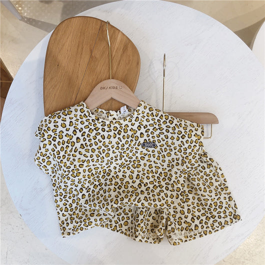 Conjunto de Shorts de Verano Dos Piezas para Niñas - Image 4
