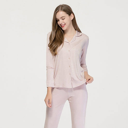 Conjunto de Dos Piezas en Seda Mulberry Tejida para Mujer - Image 3
