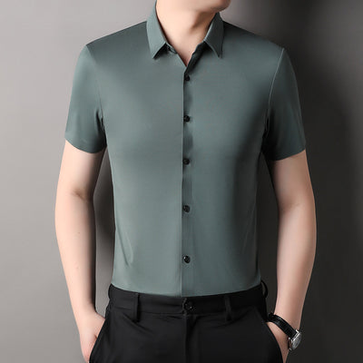 Camisa Tencel sin Planchado Anti-arrugas para Hombre - Image 6