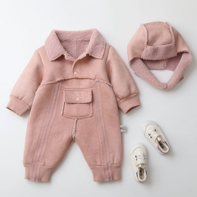 Enterizo Infantil con Capucha y Pelaje - Abrigo Tipo Pijama - Image 14