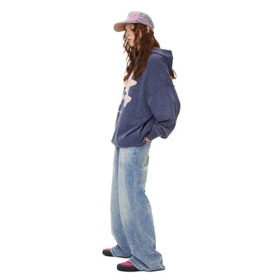 Jeans Relajados con Strass - Pantalones Denim Suave y Cómodo - Image 12