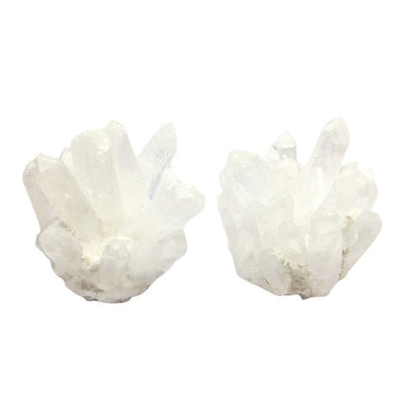 Cristal Blanco Natural Bruto - Piedra Desmagnetizante para Purificación del Hogar
