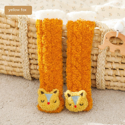 Calcetines para Bebé de Terciopelo Coral Reforzados Térmicos - Image 5
