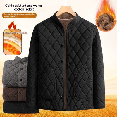 Chamarra de Algodón Grueso Forrada en Fleece para Hombre - Image 5