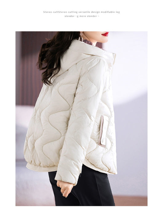 Abrigo Acolchado Estilo Occidental con Capucha para Mujer - Diseño Slim Fit - Image 28