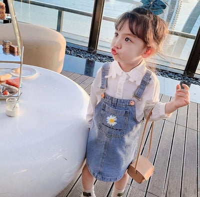 Vestido Jardinero de Jean para Bebé Niña - Image 10