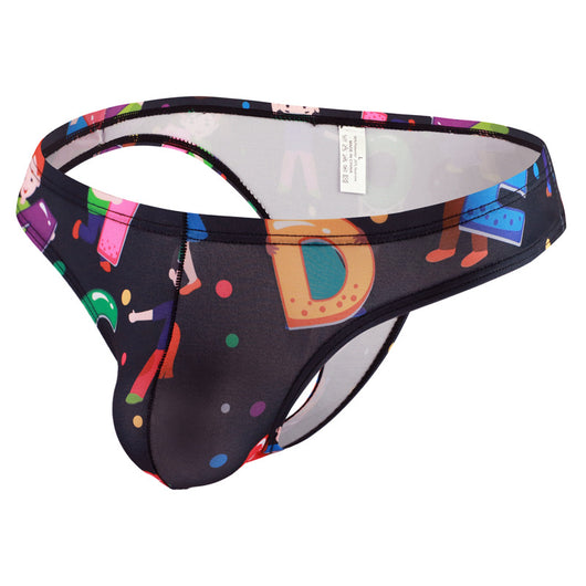 Pantalones Casuales Estampados con Diseño Triangular para Hombre - Image 9