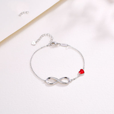 Pulsera de Plata Esterlina para Mujer - Amor Eterno Minimalista - Image 3
