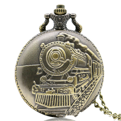 Reloj de Bolsillo Diseño Tren Clásico para Abuelos y Niños - Image 10