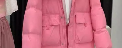 Chaqueta Acolchada con Capucha para Mujer - Abrigo Térmico Grueso - Image 15