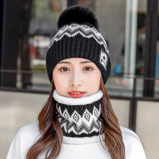 Conjunto Gorro y Bufanda Polar Protección para Oídos - Image 3