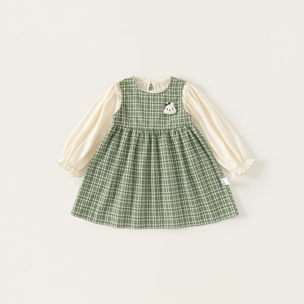 Conjunto de Chaleco y Vestido para Niñas - Dos Piezas Elegante
