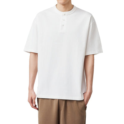 Camiseta Básica de Cuello Alto Manga Corta - Image 5