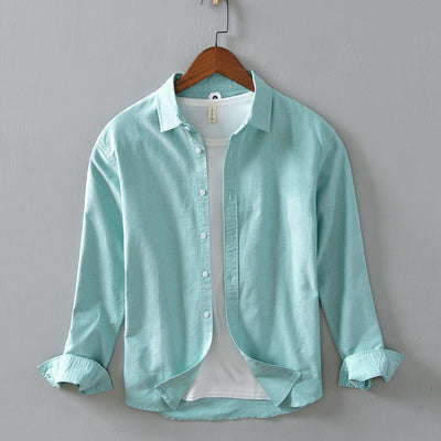 Camisa de Lino Blanca Manga Larga para Hombre - Image 11