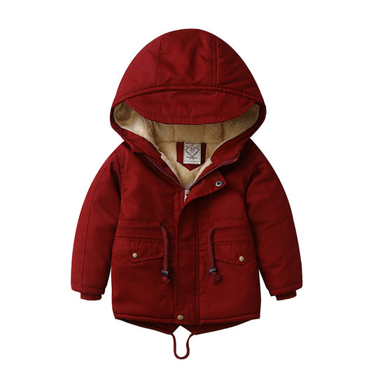 Abrigo de Invierno para Niño con Mezcla de Cachemira - Estilo Europeo y Americano - Image 9