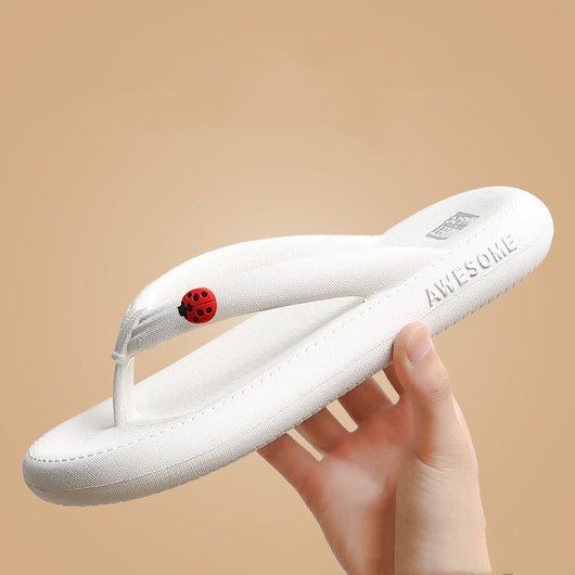 Chanclas de Verano para Mujer con Suela Gruesa y Colores Sólidos - Image 8