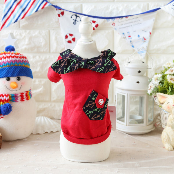 Chaleco de Bolsillo con Ancla para Perros - Ropa de Dos Patas
