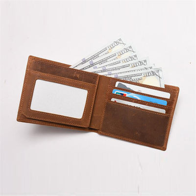 Billetera de Cuero para Hombre con Grabado Láser Personalizado - Image 5