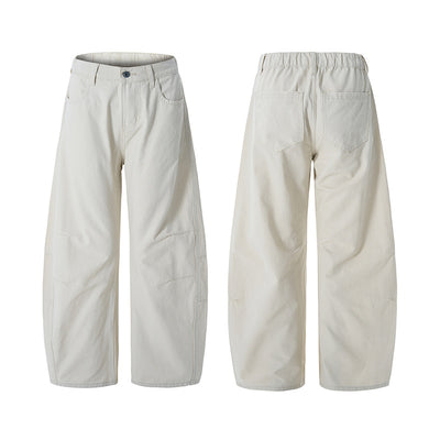 Culotes Retro Americanos Holgados con Pliegues para Hombre - Image 7