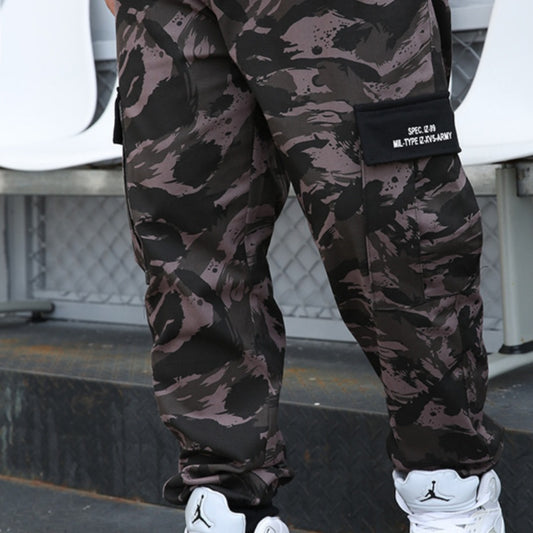 Pantalones Cortos Sueltos Camuflaje Talla Grande Hombre