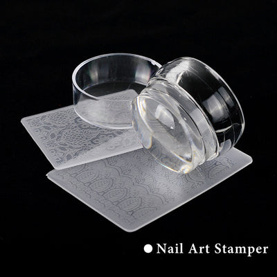 Sello de Transferencia para Uñas Transparente Tricolor - Image 12