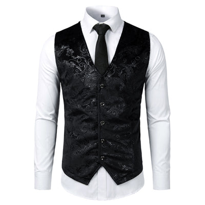 Chaleco Steampunk Dorado para Hombre - Traje Elegante sin Mangas - Image 29