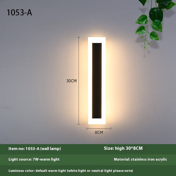 Lámpara LED Decorativa Minimalista Impermeable para Exterior - Image 5