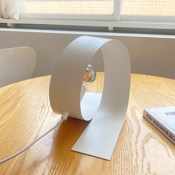 Lámpara de Escritorio Montaña Rusa Retro - Diseño Minimalista para Dormitorio