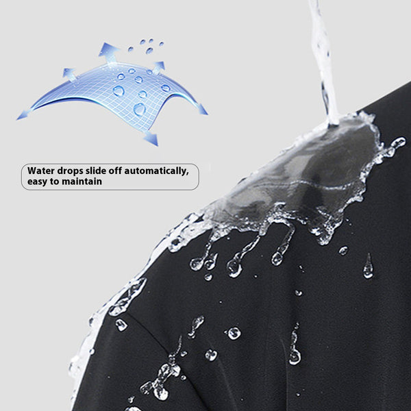 Chaqueta Piloto Holgada con Cuello Beisbolero para Hombre