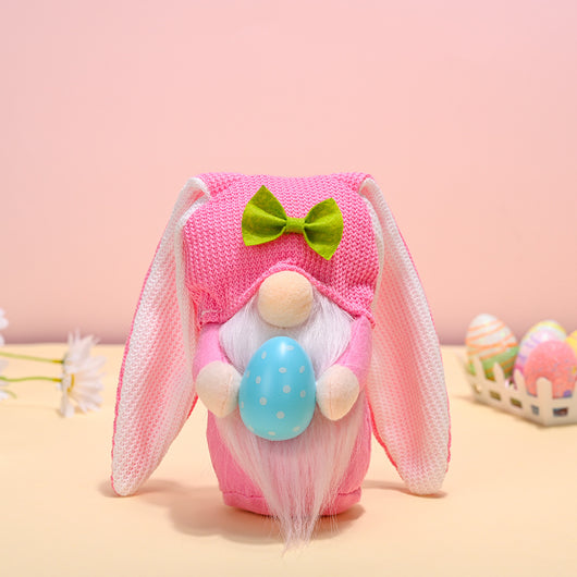 Muñeco Conejo Orejas Largas sin Rostro - Adorno Pascual