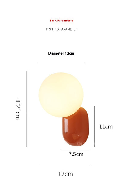 Lámpara Nocturna de Pared Estilo Clásico Crema - Image 12