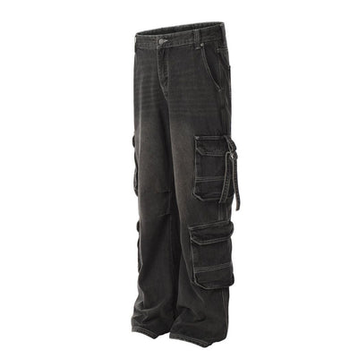 Pantalón Hombre Corte Amplio con Bolsillos Funcionales Dimensionales - Image 15