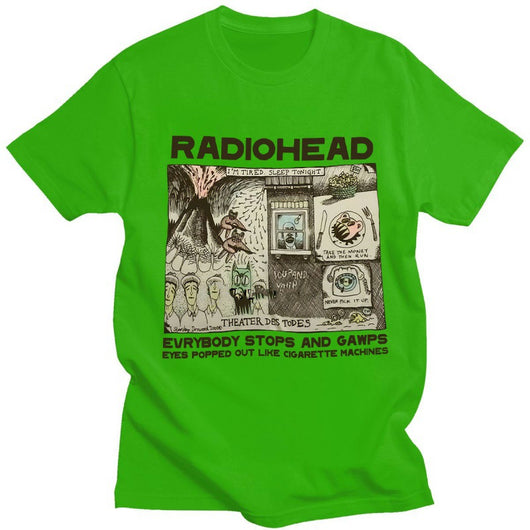 Camiseta Vintage Radiohead 2000 Hip Hop Rock Unisex Talla M - Image 10