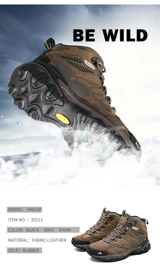 Botas de Senderismo Impermeables Antideslizantes para Hombre - Caña Alta - Image 11