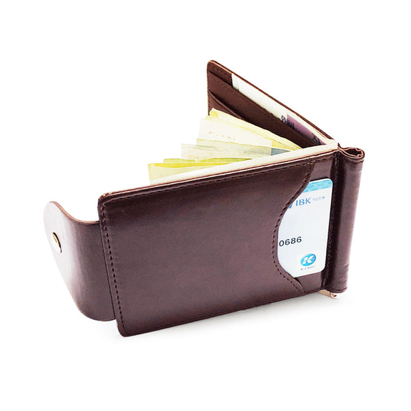 Billetera Corta de Cuero PU para Hombre