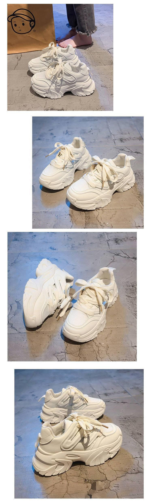 Zapatillas Deportivas Casuales con Plataforma Elevadora para Mujer - Image 16