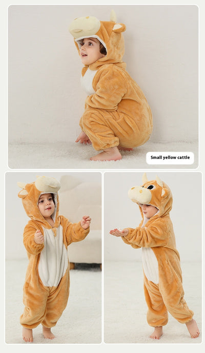 Pijama Enterizo de Franela con Diseño Animal para Bebé - Image 19