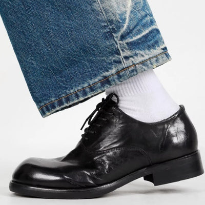Zapatos Ejecutivos de Cuero Ahumado para Commute Diario