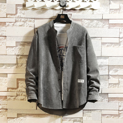 Chaqueta Casual de Pana Manga Larga