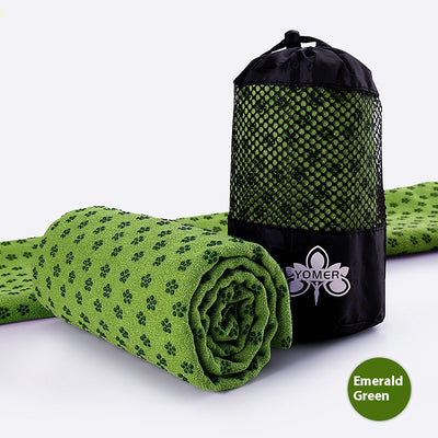 Toalla Antideslizante Absorbente de Yoga con Partículas de Agarre - Image 13